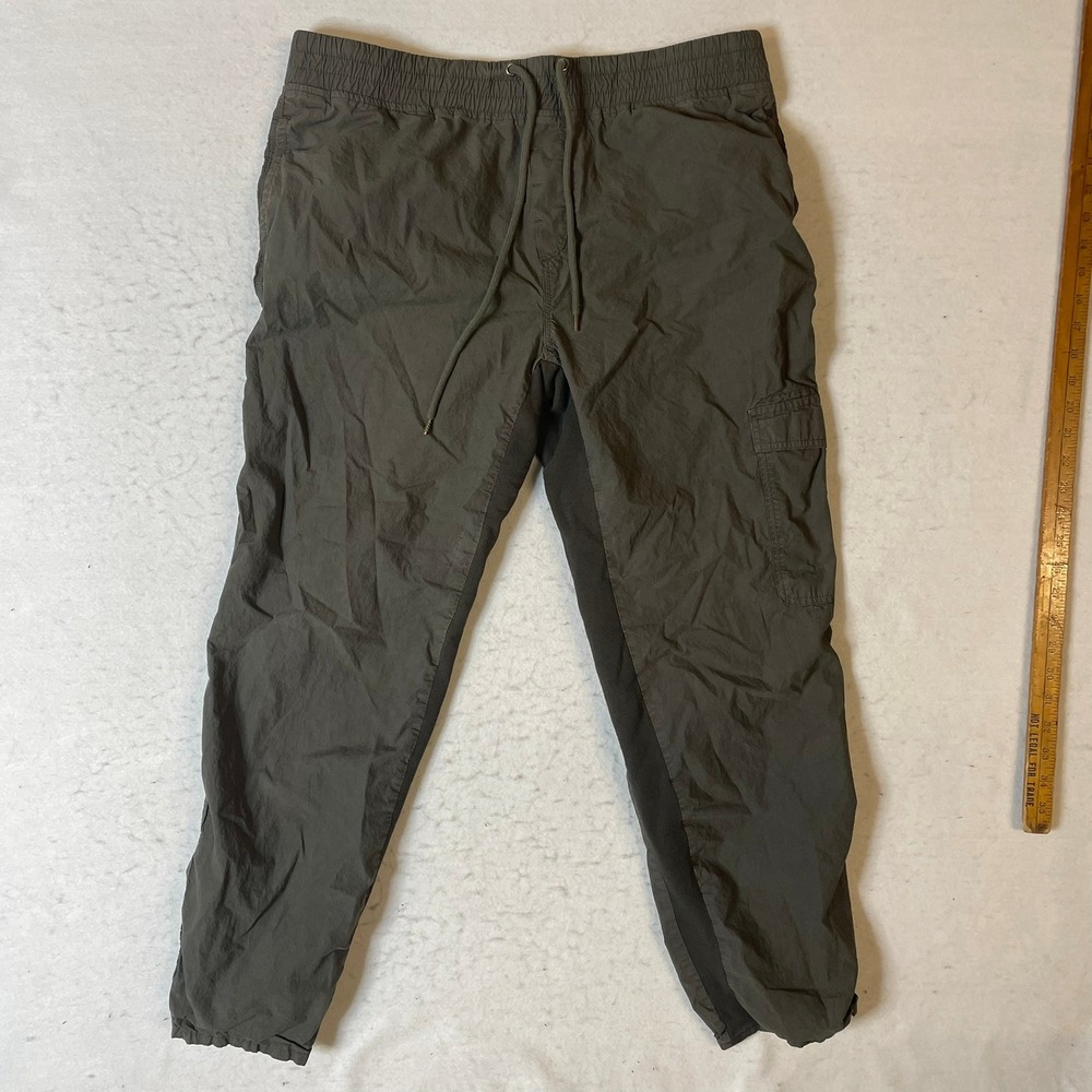 Pre-Loved JAMES‎ PERSE Cargo Pants Olive Green Drawstring Utility Size 3